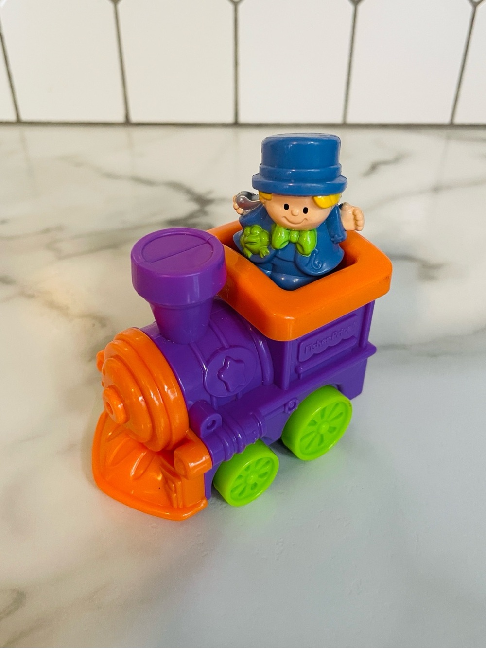 2004 Fisher Price Little People McDonald’s Happy Meal Toy - Circus Train Engine
